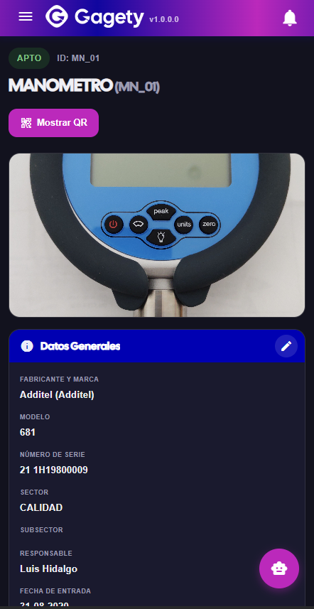 Gagety IA App Interface